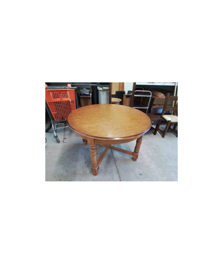 TABLE RONDE CHÊNE CLAIR 