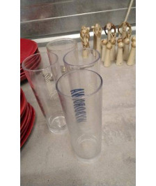 VERRE TUBE PLASTIQUE 