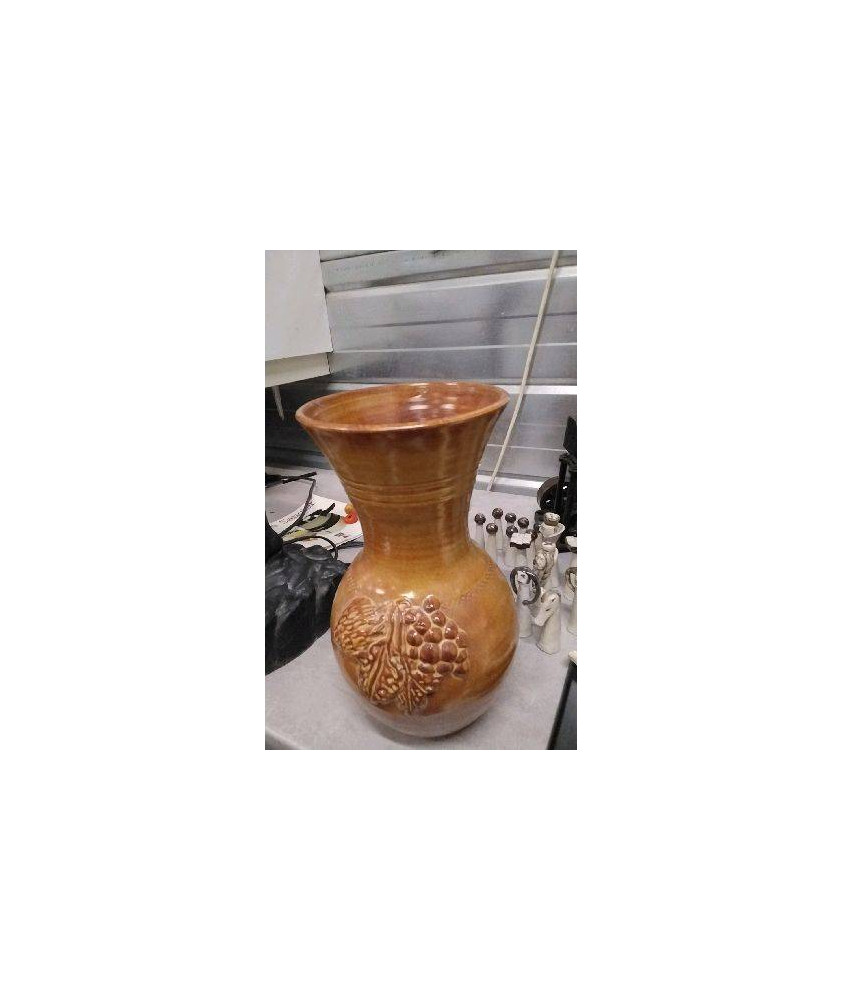 VASE MARRON 