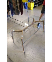 TABLE BASSE D3SSUS VERRE