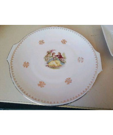PLAT À GÂTEAU EN PORCELAINE 