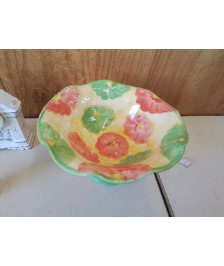 COUPE À FRUIT MOTIF FLORAL 