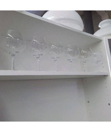 LOT DE 6 VERRES À BOURGOGNE CRISTAL