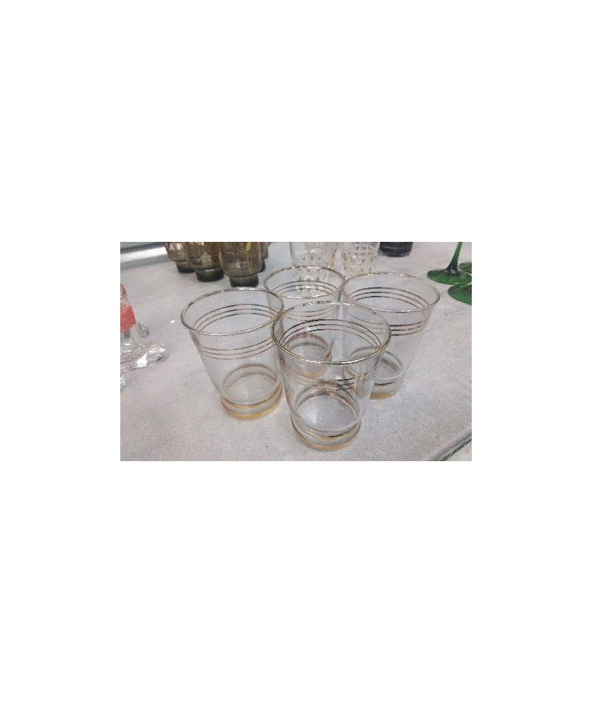 VERRE LISERE DORE LE LOT