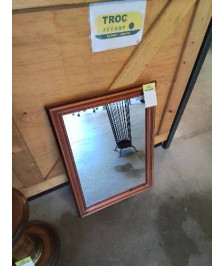 MIROIR BOIS CLAIR MOULURÉ 