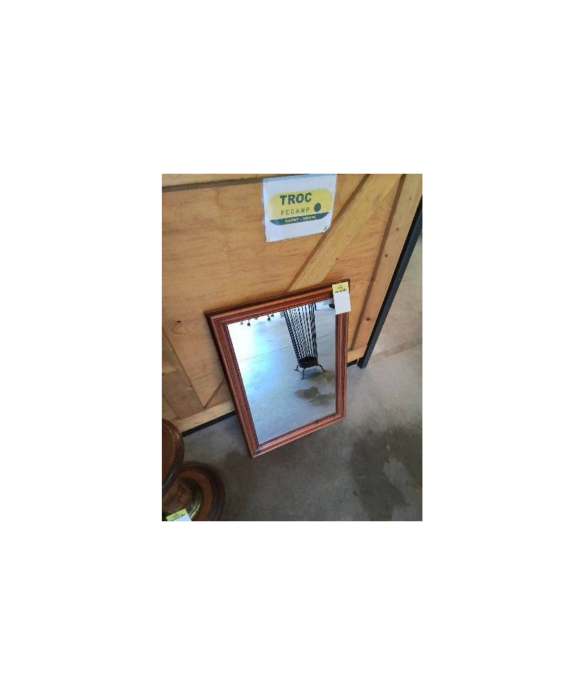MIROIR BOIS CLAIR MOULURÉ 