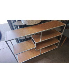 MEUBLE RANGEMENT CASES - BOUS METAL 