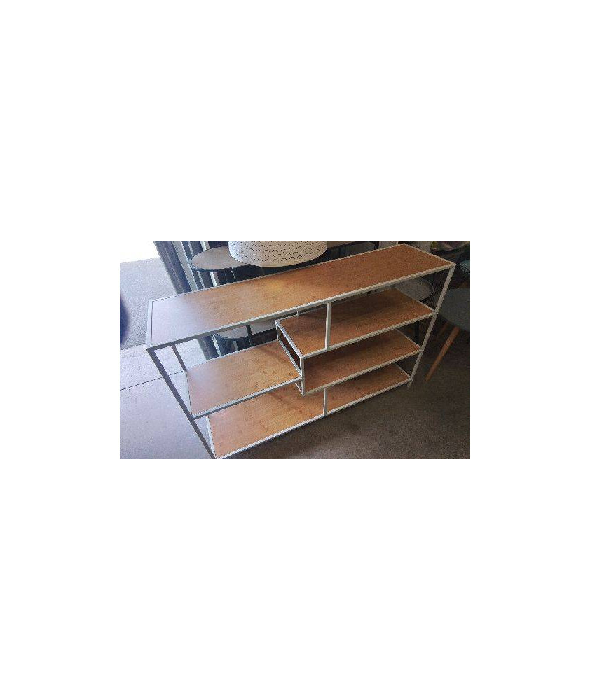 MEUBLE RANGEMENT CASES - BOUS METAL 