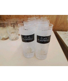 LOT DE 6 VERRES PUBLICITAIRE 
