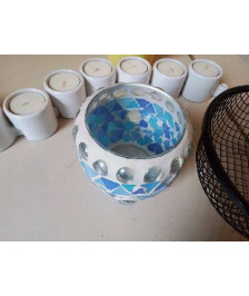 PHOTOPHORE MOZAIC BLEU