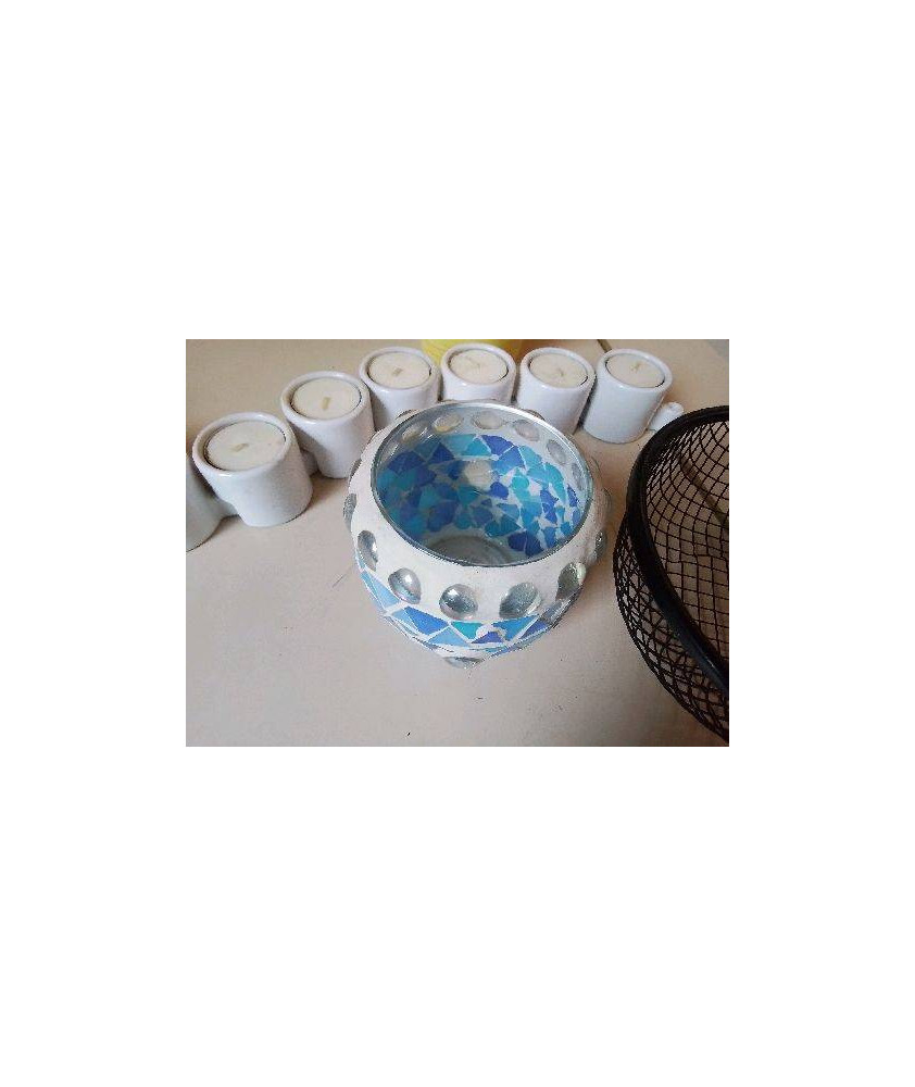 PHOTOPHORE MOZAIC BLEU