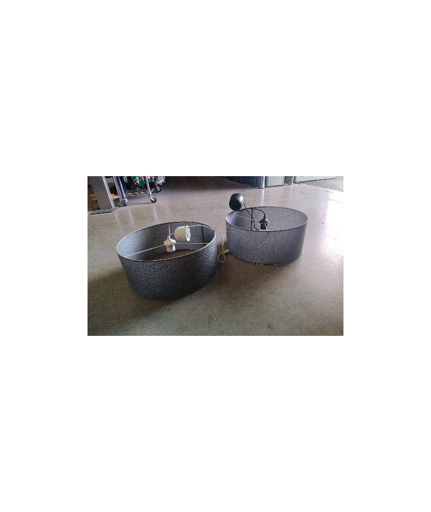 SUSPENSION GRISE PAILLETEE