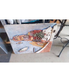 DECO PLAQUE PLATRE PEINTE