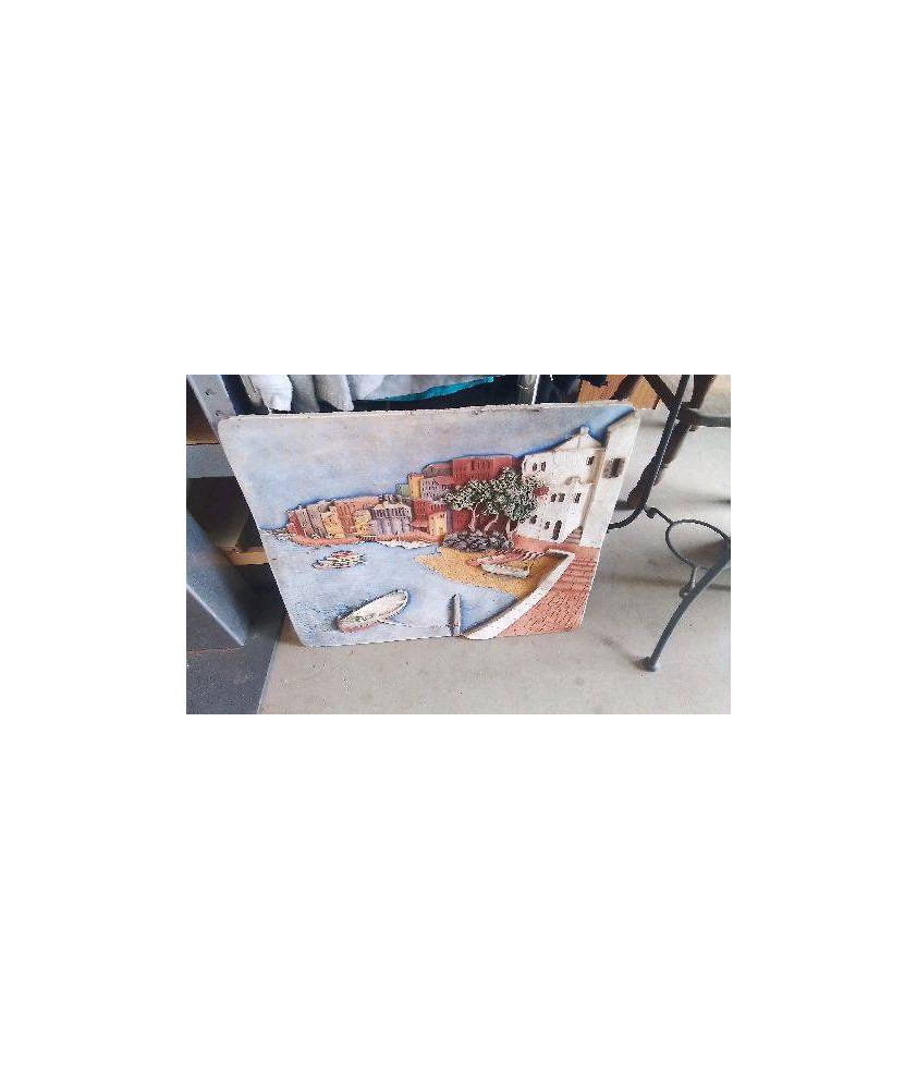 DECO PLAQUE PLATRE PEINTE