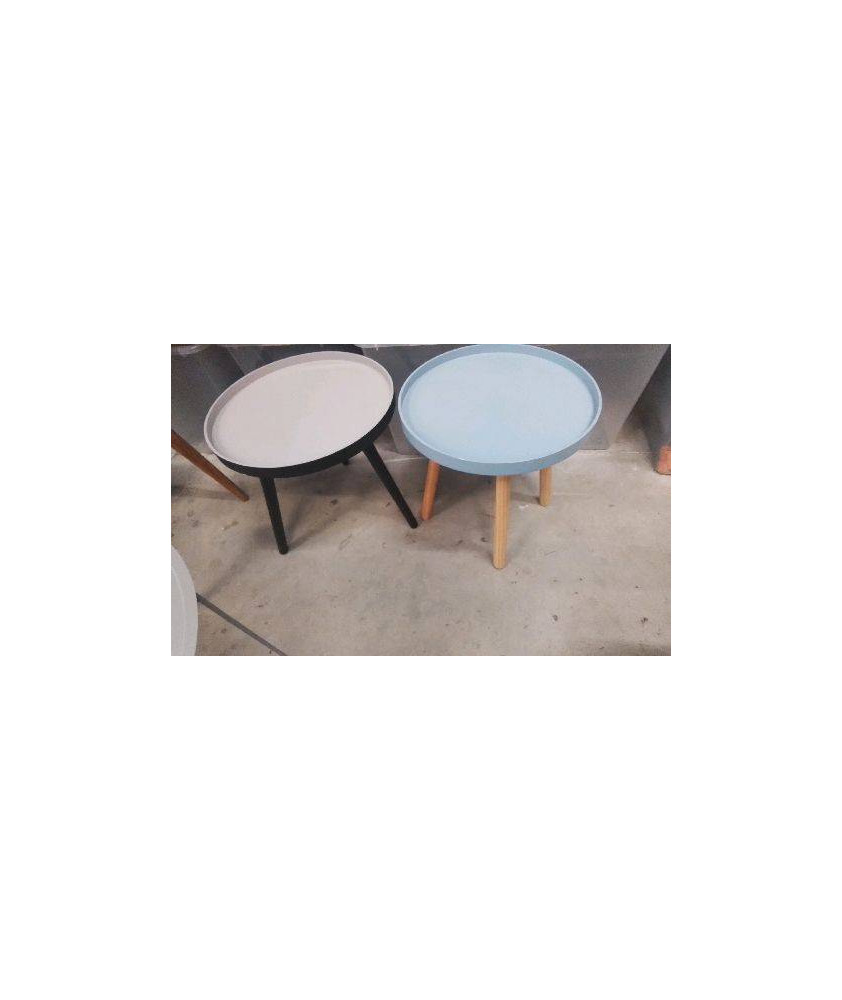 TABLE DAPPOINT PIEDS BOIS