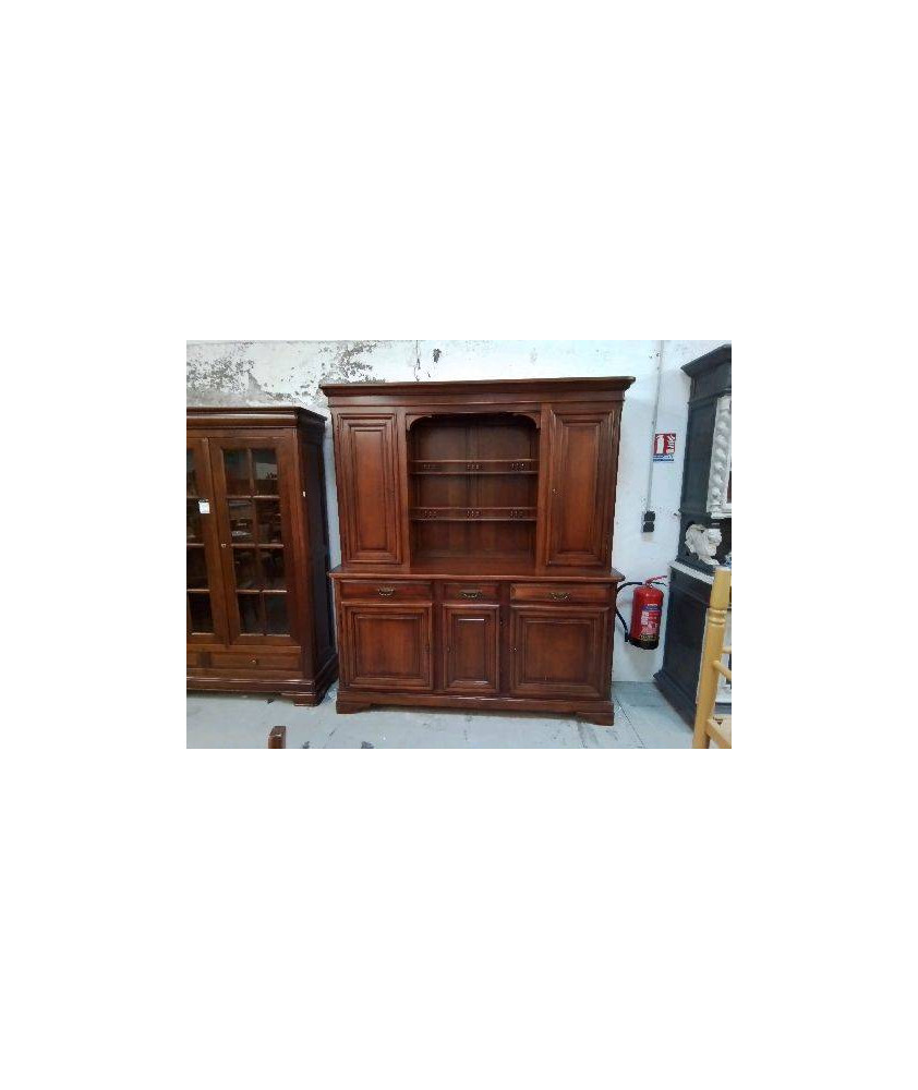 VAISSELIER 2 CORPS EN MERISIER DE STYLE LOUIS PHILIPPE