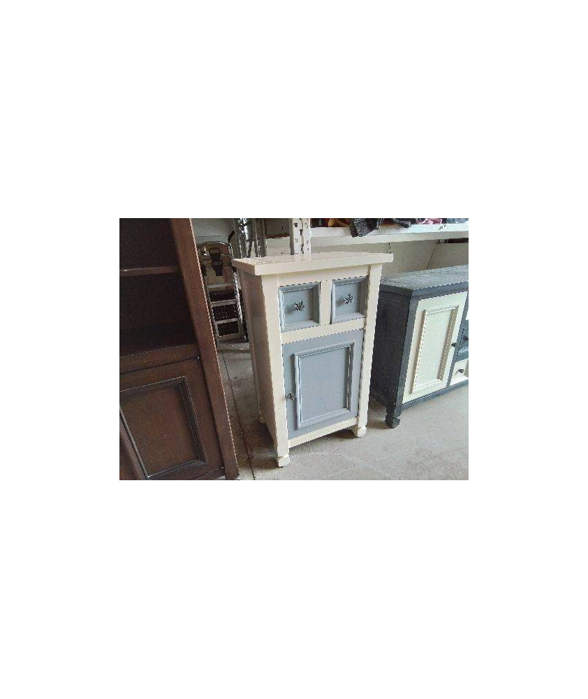 PETIT MEUBLE DE RANGEMENT DE STYLE RUSTIQUE RELOOKÉ