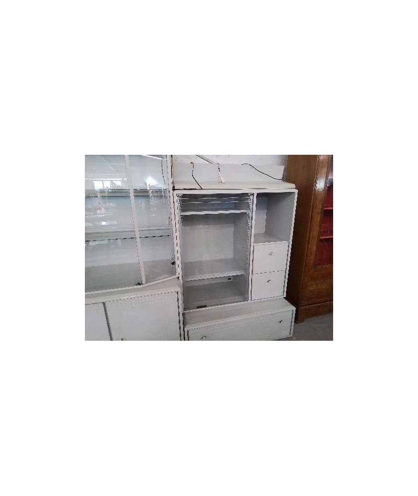 ELEMENT DE RANGEMENT MODULABLE TIROIRS/VITRINE