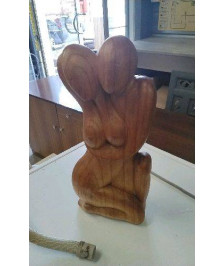 DECO STATUETTE BOIS COUPLE