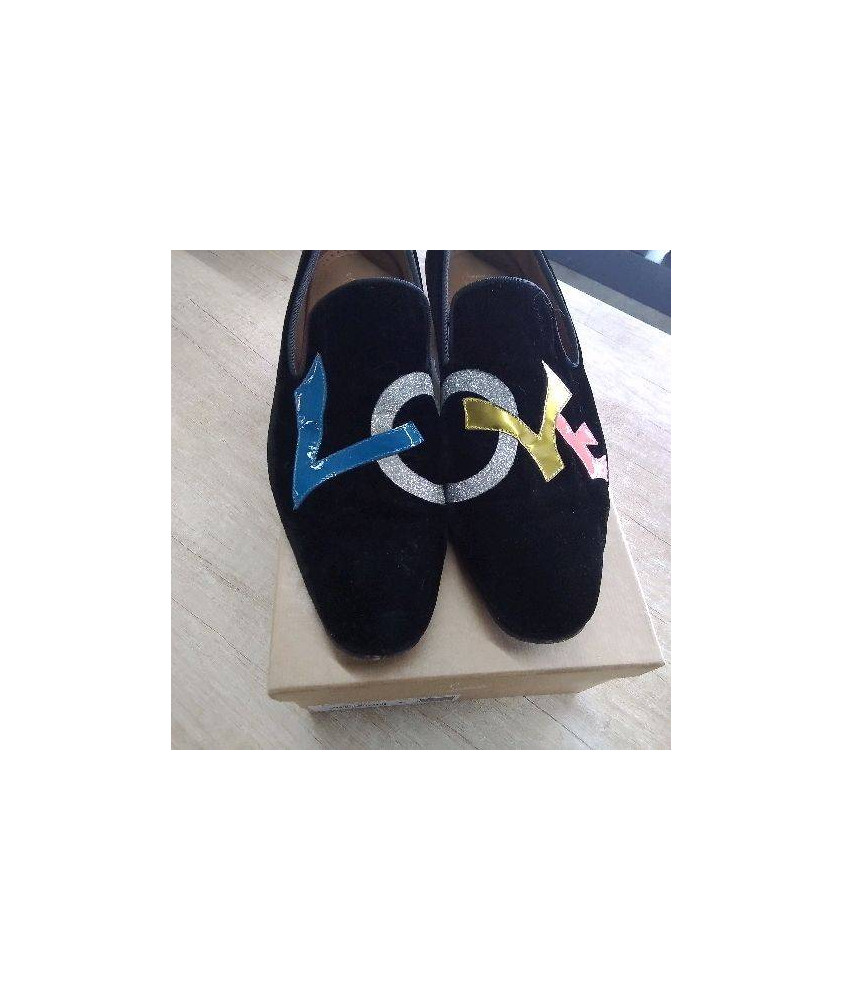 MOCASSINS EN VELOURS DANDYLOVE CHRISTIAN LOUBOUTIN TAILLE 43