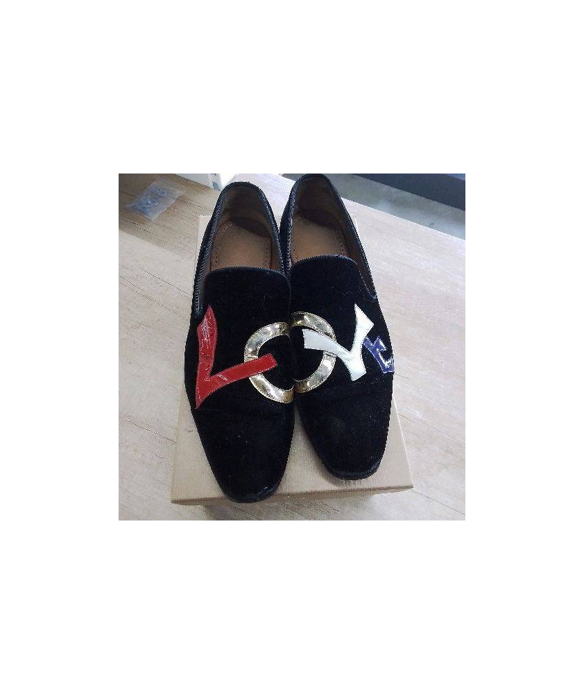 MOCASSINS EN VELOURS DANDYLOVE CHRISTIAN LOUBOUTIN TAILLE 42 1/2