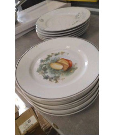 ASSIETTE PORCELAINE NATIONALE LE LOT