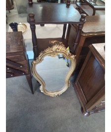 MIROIR DORE STYLE LOUIS XV