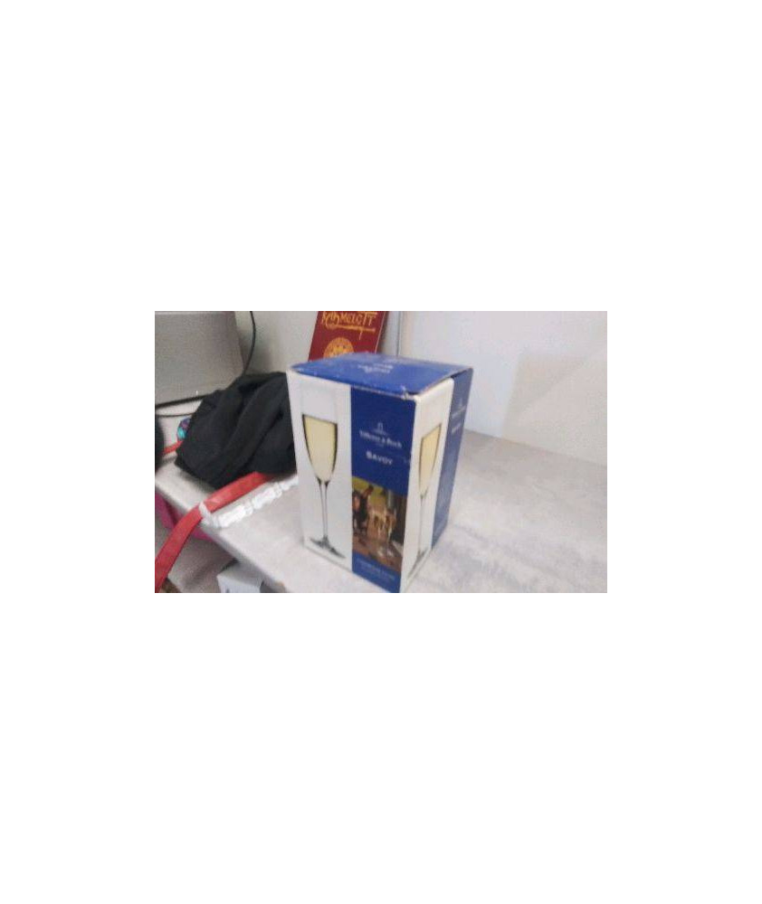 FLUTES CRISTAL X4 VILLEROY ET BOCH 