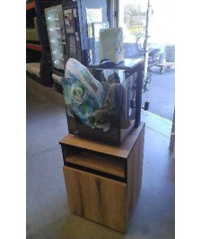 AQUARIUM QUBIK 60L PRO + ACC +  MEUBLE 