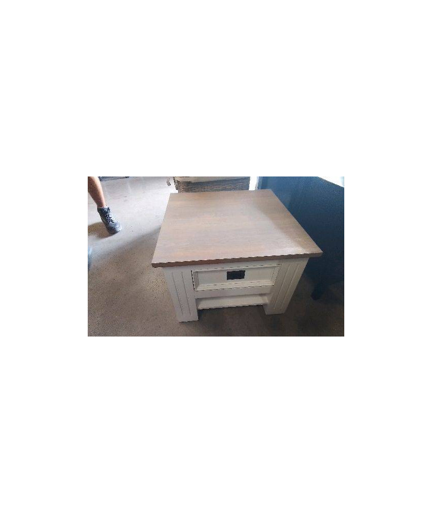 TABLE BASSE INTERIORS 1 TIROIR TRAVERSANT 
