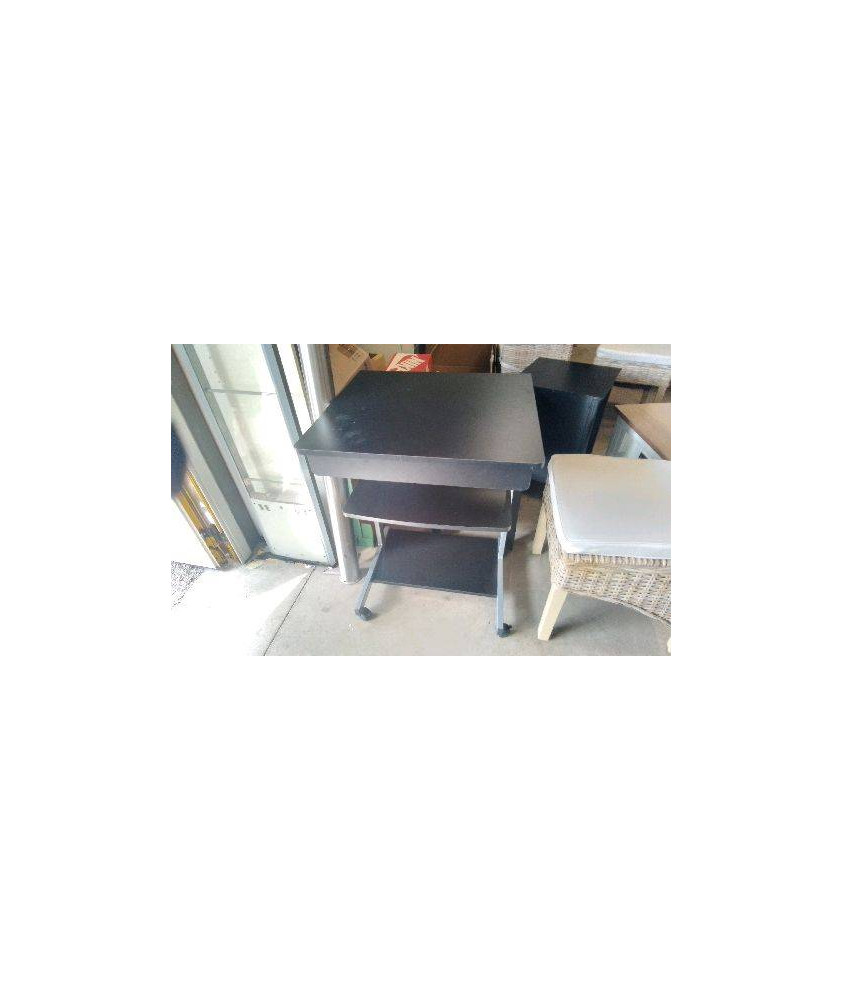 BUREAU TABLETTE A ROULETTES 