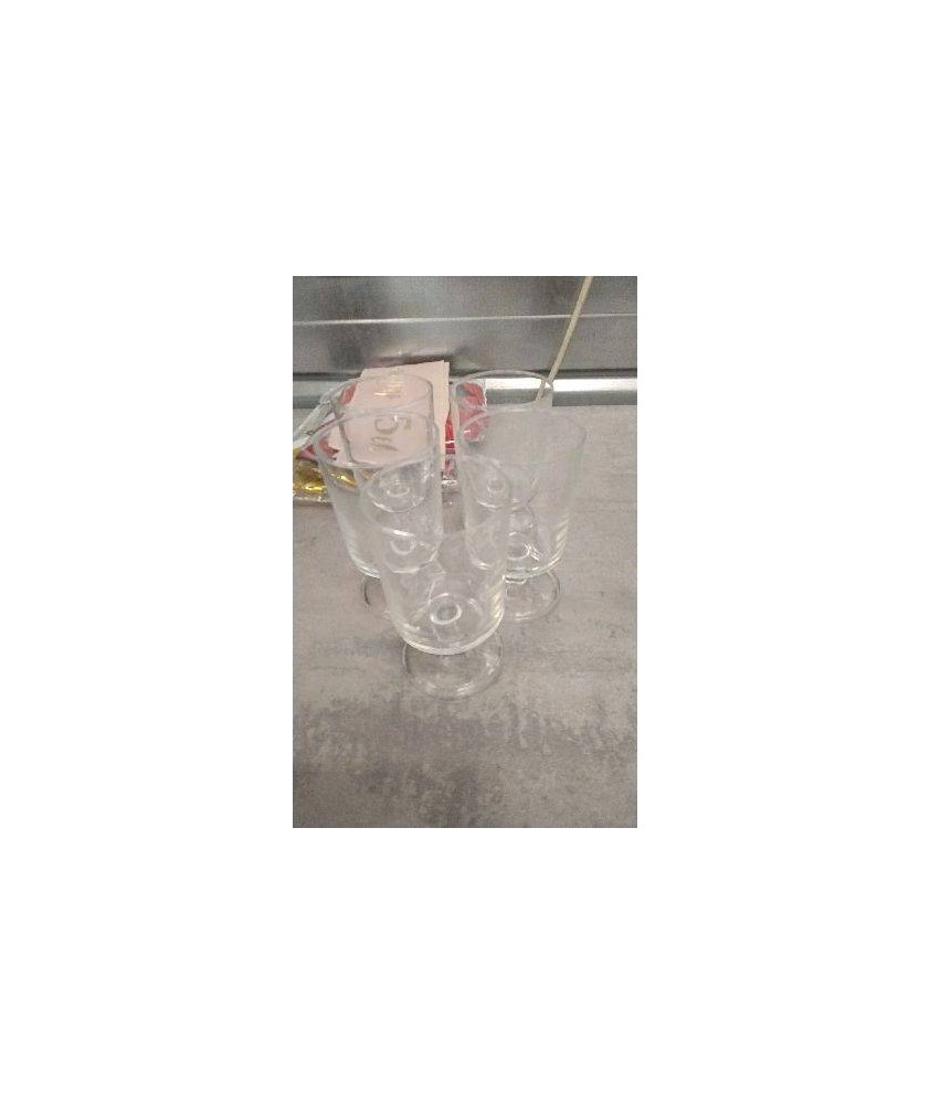 VERRES A PIED X5 