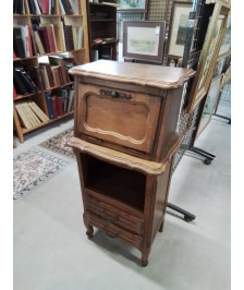 MEUBLE SECRÉTAIRE 1 PORTE 1 NICHE 2 TIROIRS STYLE RÉGENCE 