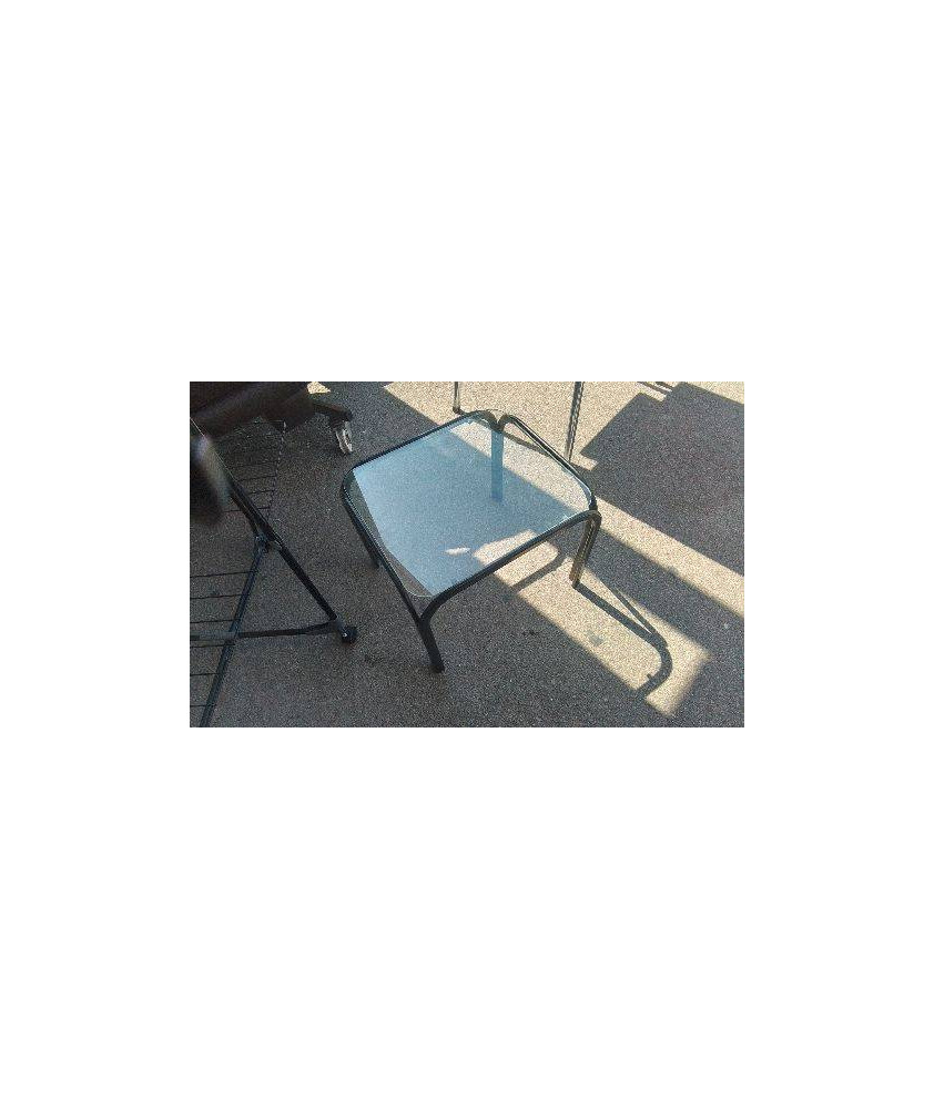 TABLE BASSE METAL VERRE