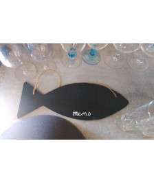MEMO POISSON ARDOISE 