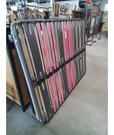 SOMMIER CADRE A LATTES LARGES DOLUX 140X190CM