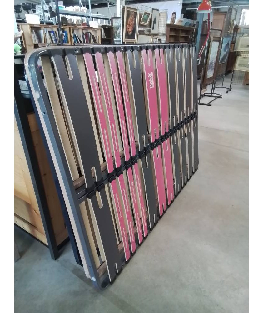 SOMMIER CADRE A LATTES LARGES DOLUX 140X190CM