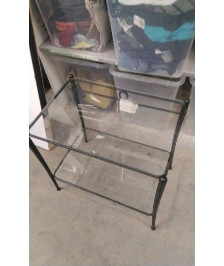 CHEVET METAL 2 VERRES 