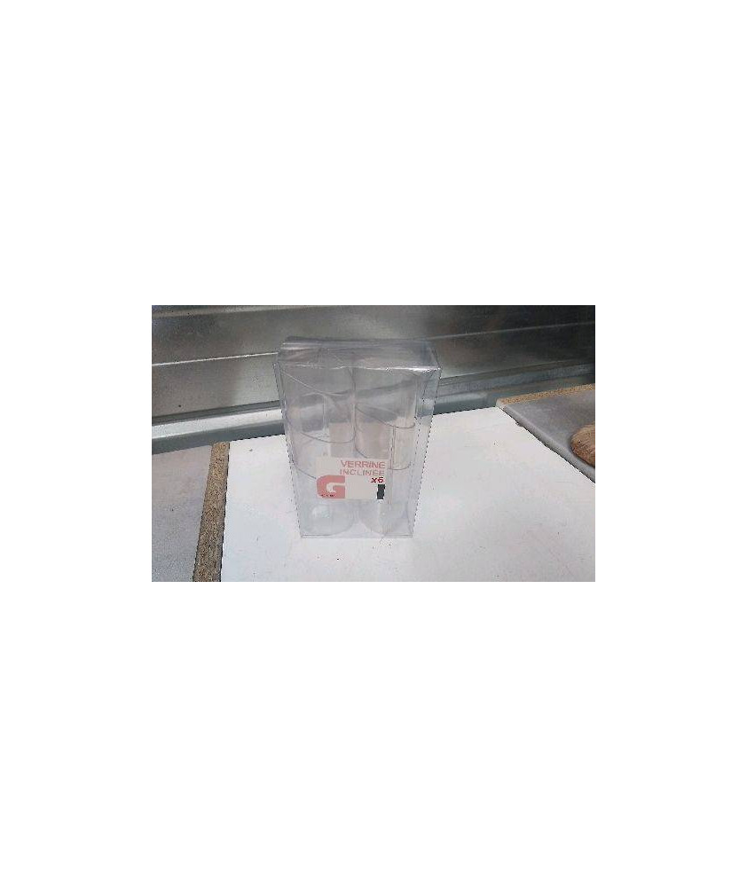 VERRINES PLASTIQUES X6
