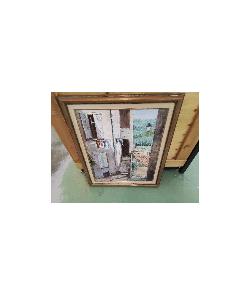 PEINTURE AUX COUTEAUX ’MAISIN DE VILLE’