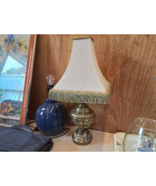 LAMPE EN LAITON 
