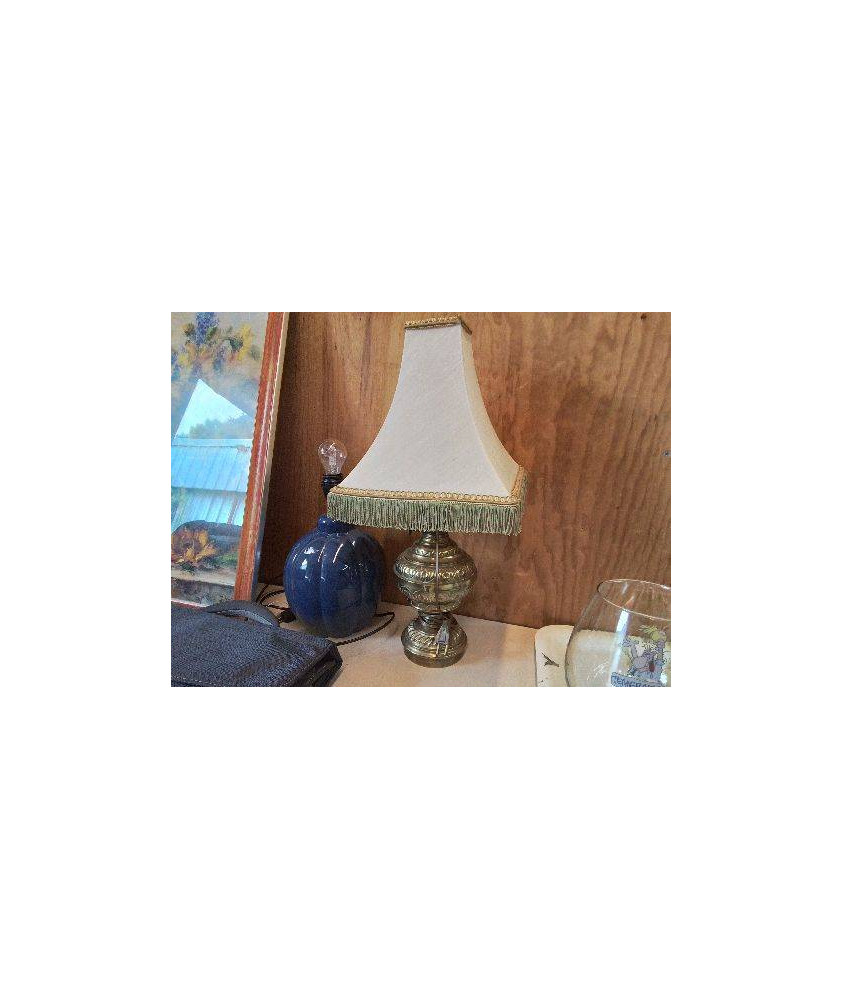 LAMPE EN LAITON 