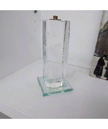 PIED LAMPE VERRE 