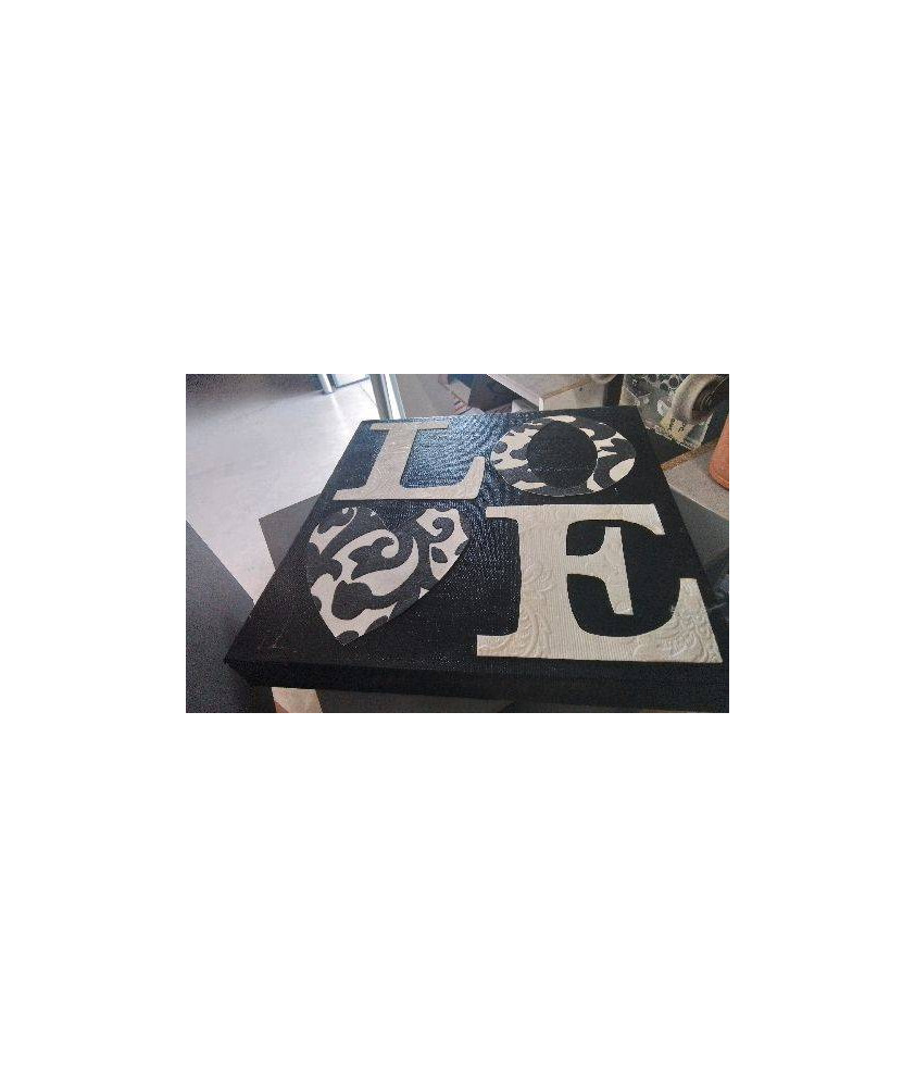 TOILE CARREE LOVE
