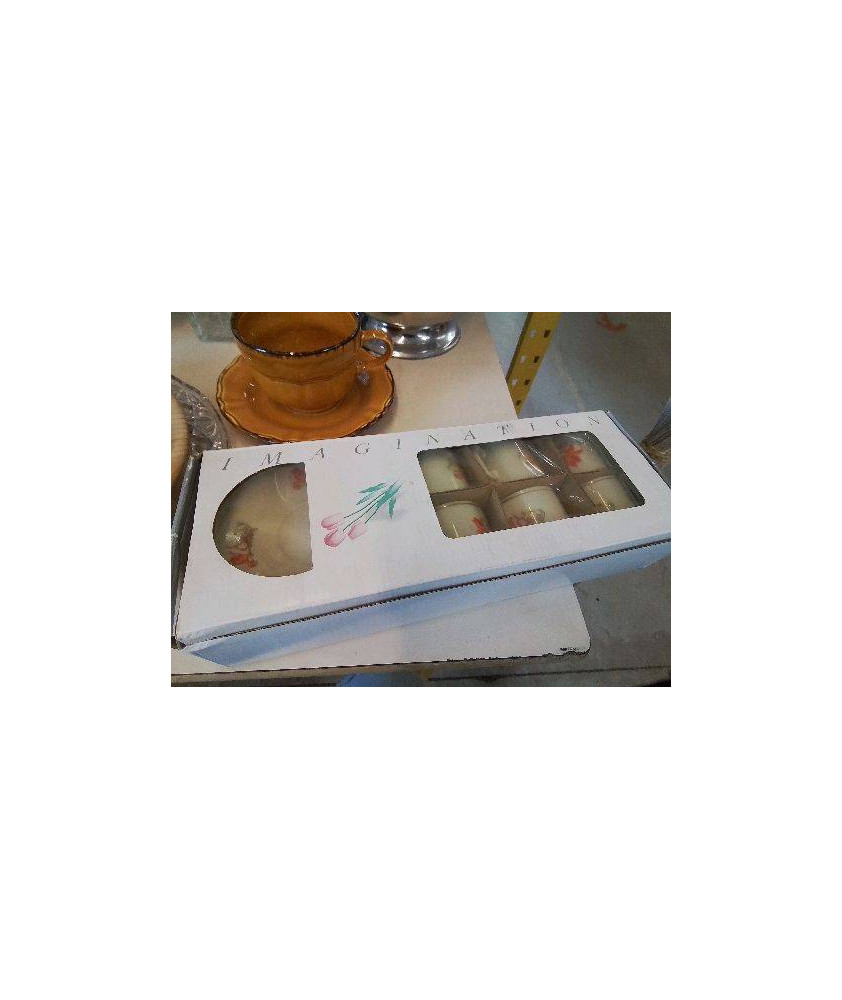 LOT DE 6 TASSES A CAFE 