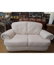 CANAPE 2 PLACES CUIR 
