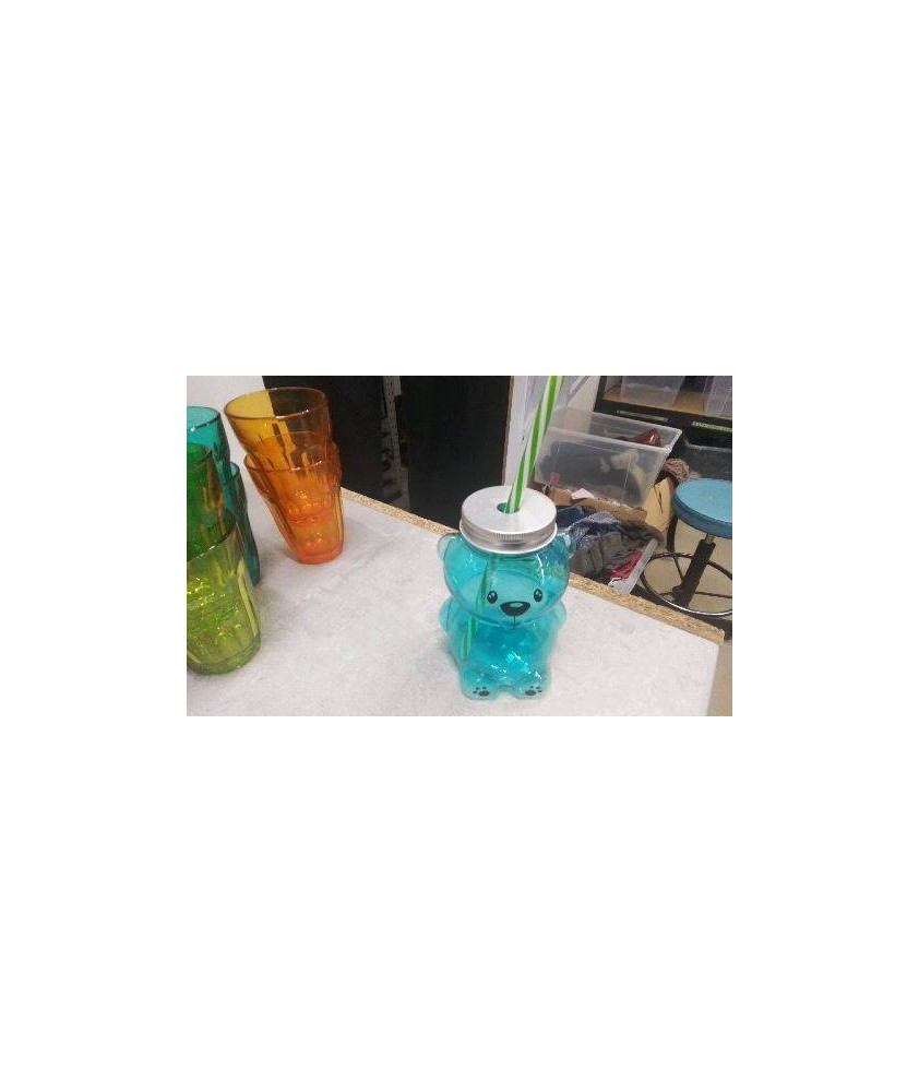 VERRE OURSON PLASTIQUE