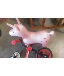 DECO LICORNE ROSE 