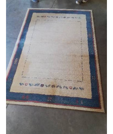 TAPIS LAINE JAUNE BLEU ROUGE 230X160CM