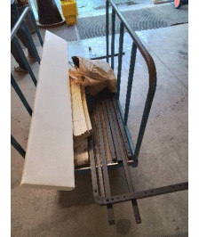 LIT COFFRE PU BLANC 140X190CM